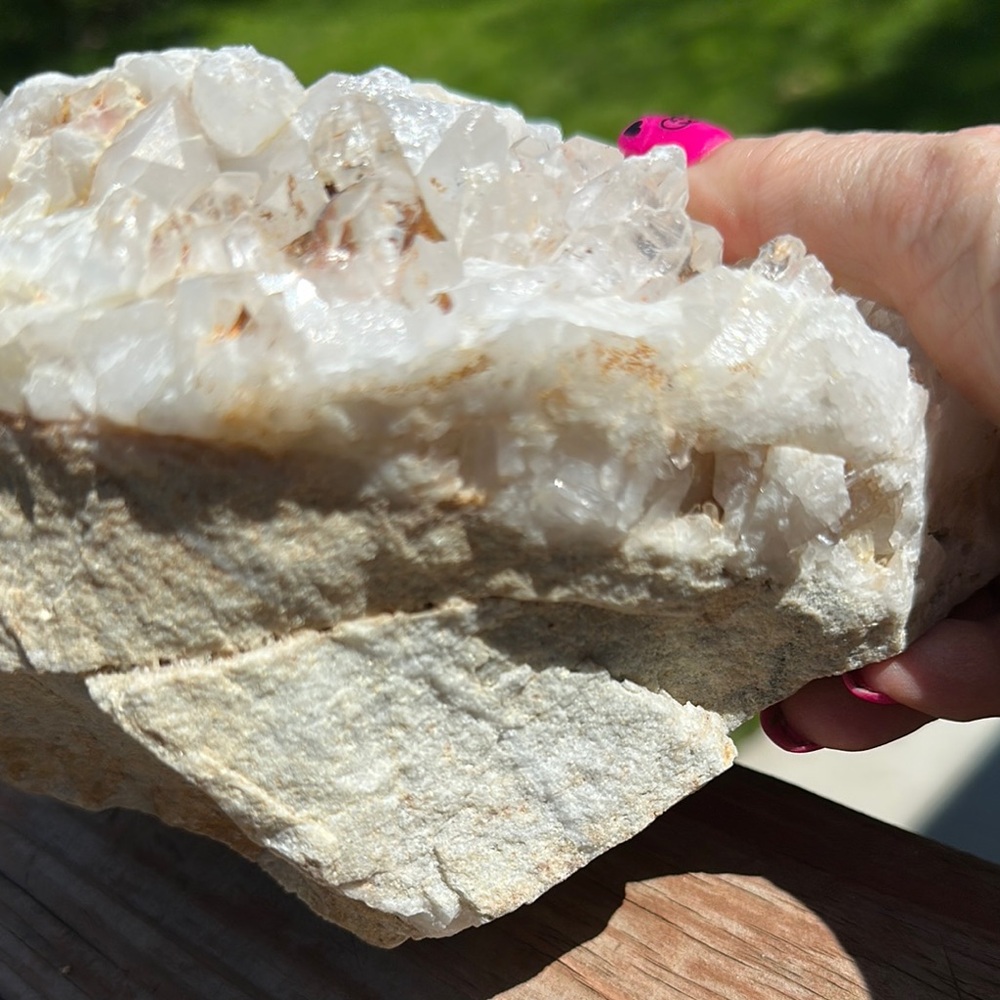 Natural Quartz Crystal Cluster hand dug by me! Weighs 8# - Picture 5 of 7